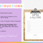 Dear Birthday Girl - Birthday Party Game