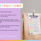 40th Birthday Survival Kit Tags