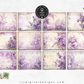 Purple Toile - Junk Journal & Scrapbooking Papers