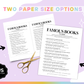 Famous Books Trivia - Book Club Edition