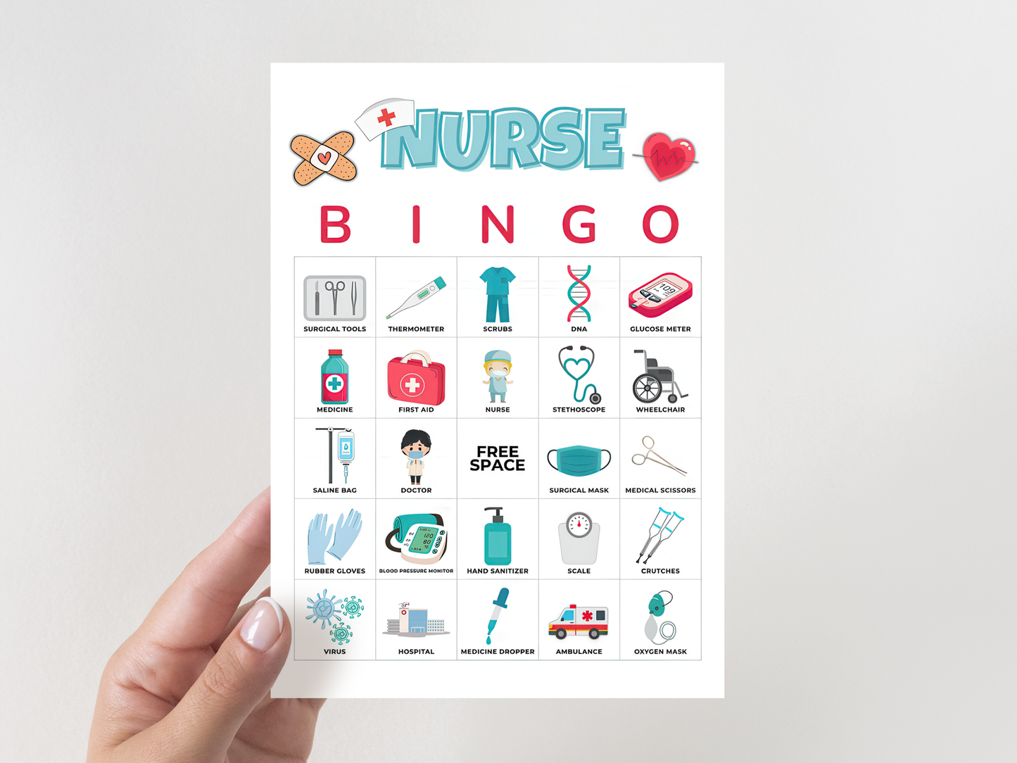 Nurse Bingo Cards