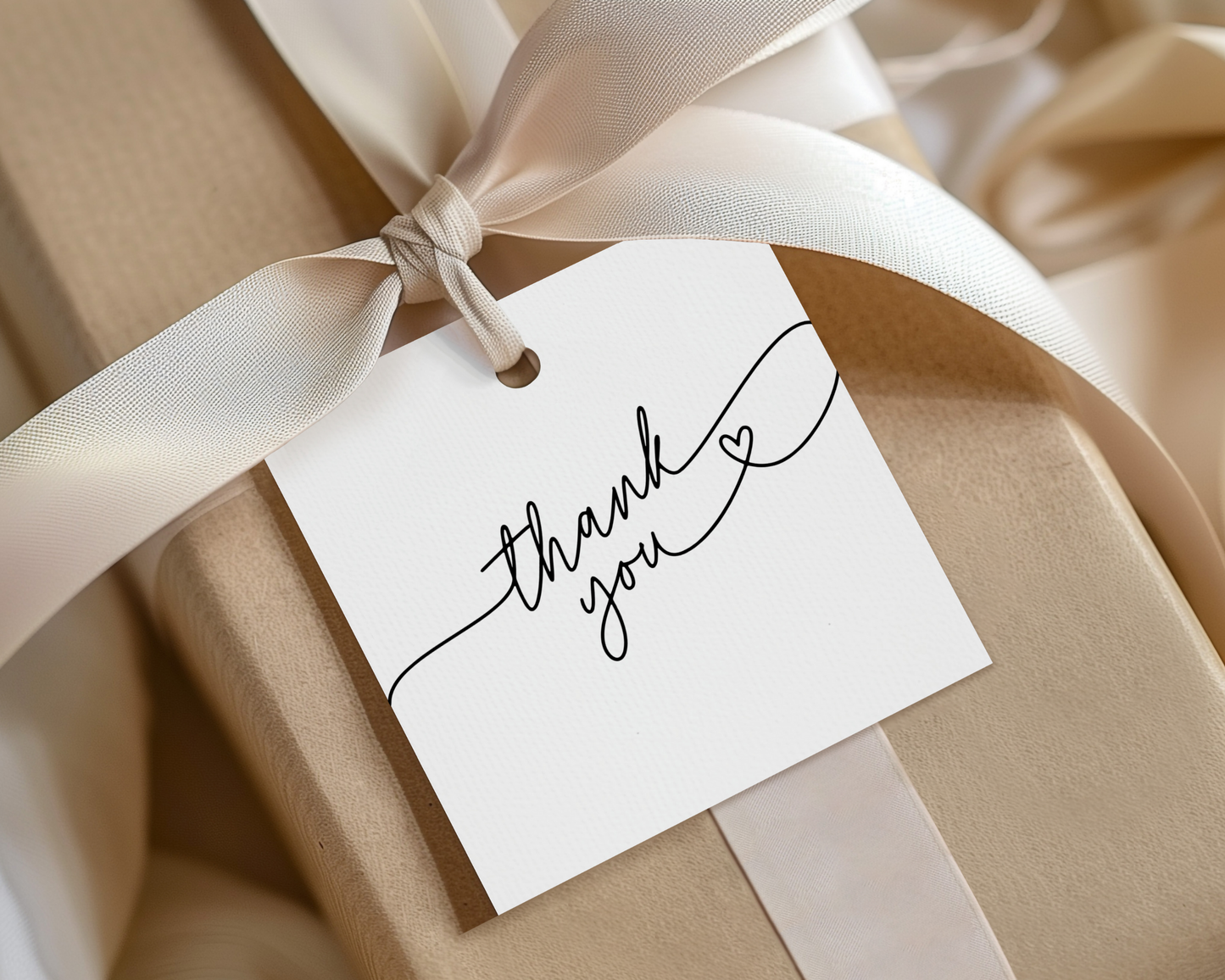 Minimalist Thank You Gift Tags