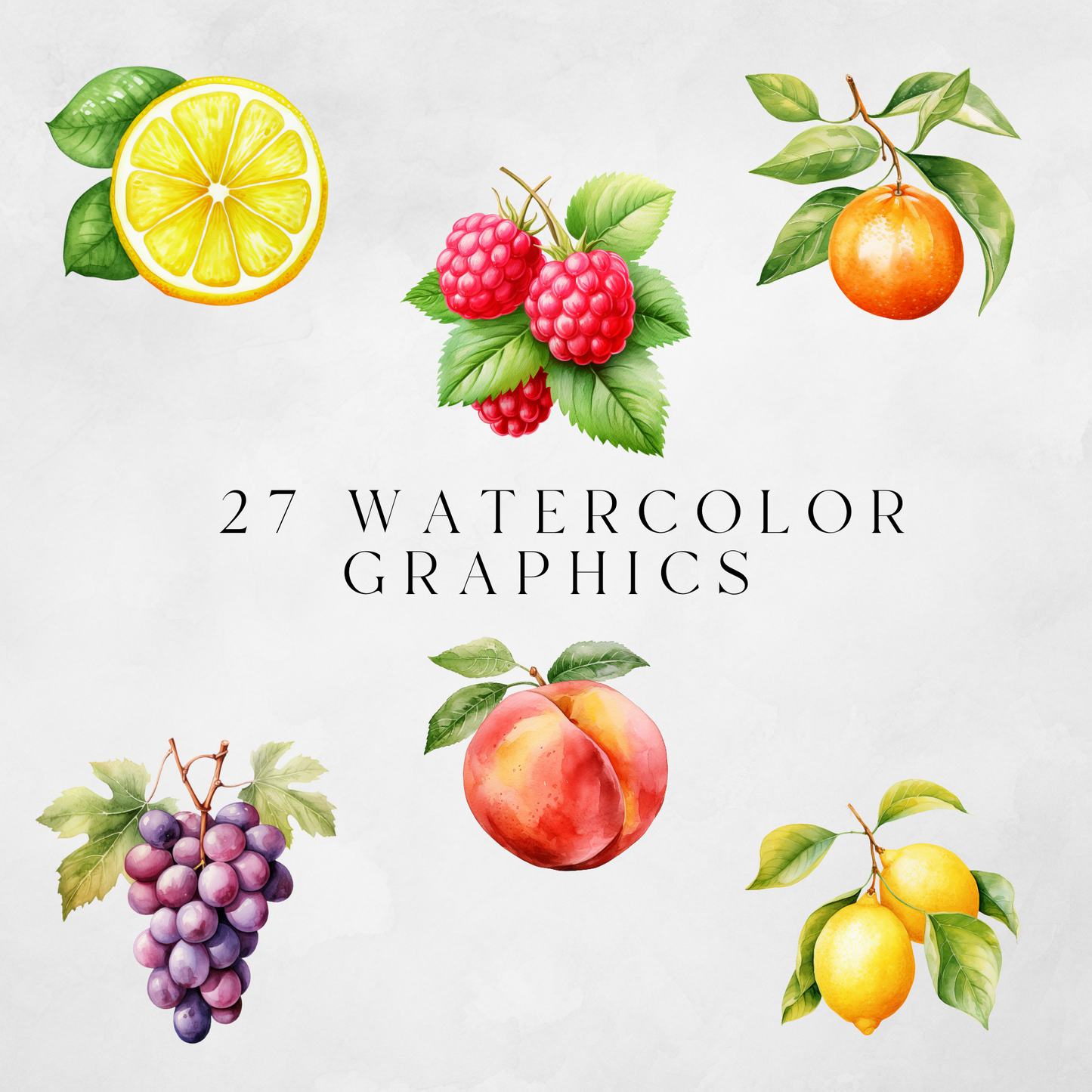 Fruits & Vegetables Clipart Pack