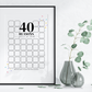 40 Reasons You're So Loved - Birthday Keepsake