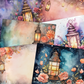 Lanterns - Junk Journal & Scrapbooking Papers