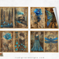 Blue Steampunk - Junk Journal & Scrapbooking Paper