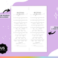 "Betting on Forever" Wedding Prop Bet Game