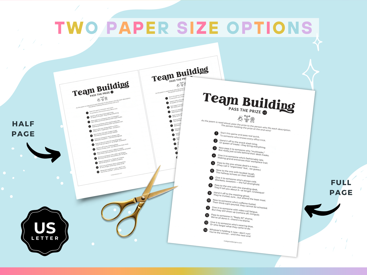 Team Building "Pass the Prize" Game Bundle