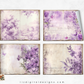 Purple Toile - Junk Journal & Scrapbooking Papers