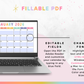 2025-2026 School Year Calendar (Fillable PDF)