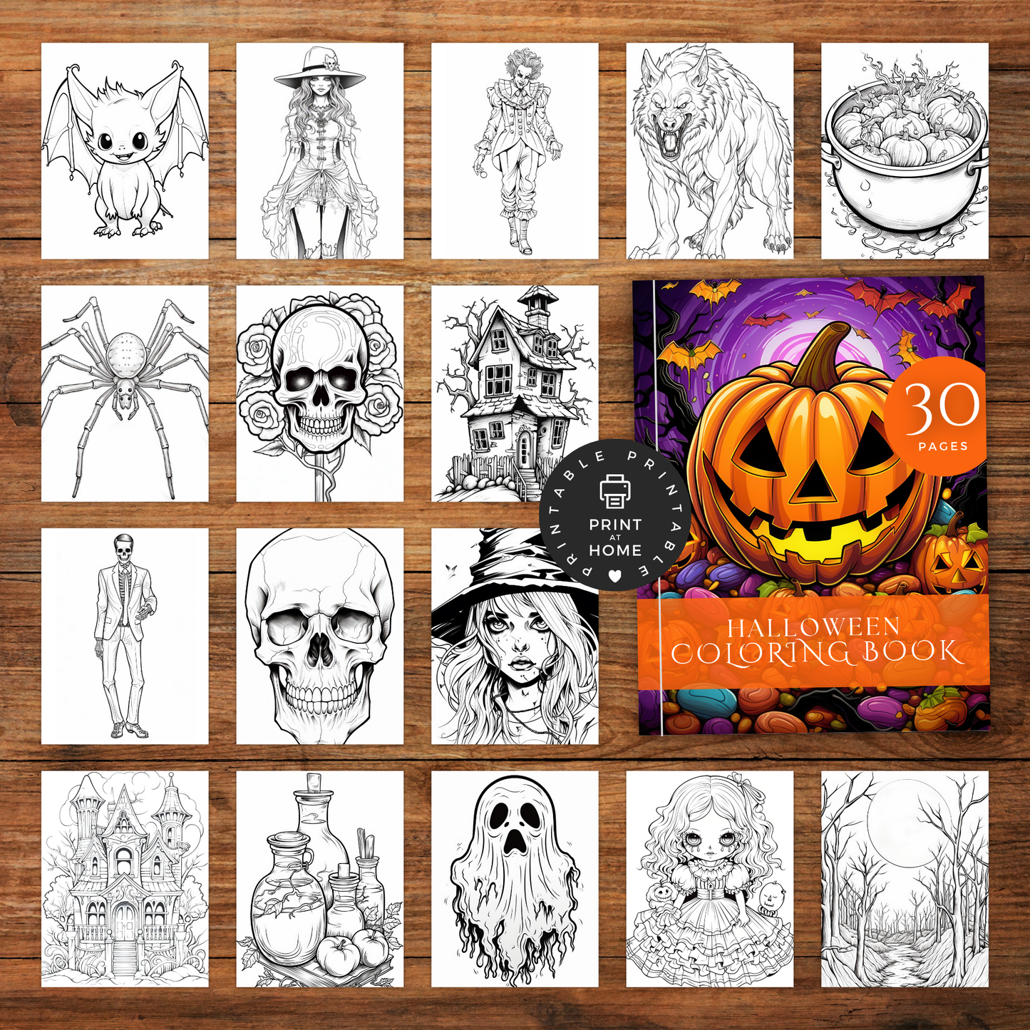 Halloween - Coloring Book