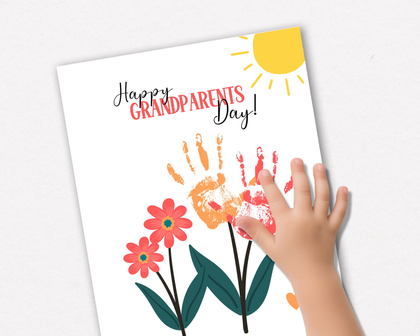 Grandparents' Day Handprint Art