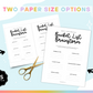 Retirement Party Game - Bucket List Brainstorm