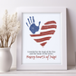 4th of July Handprint Art