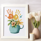 Spring Handprint Art