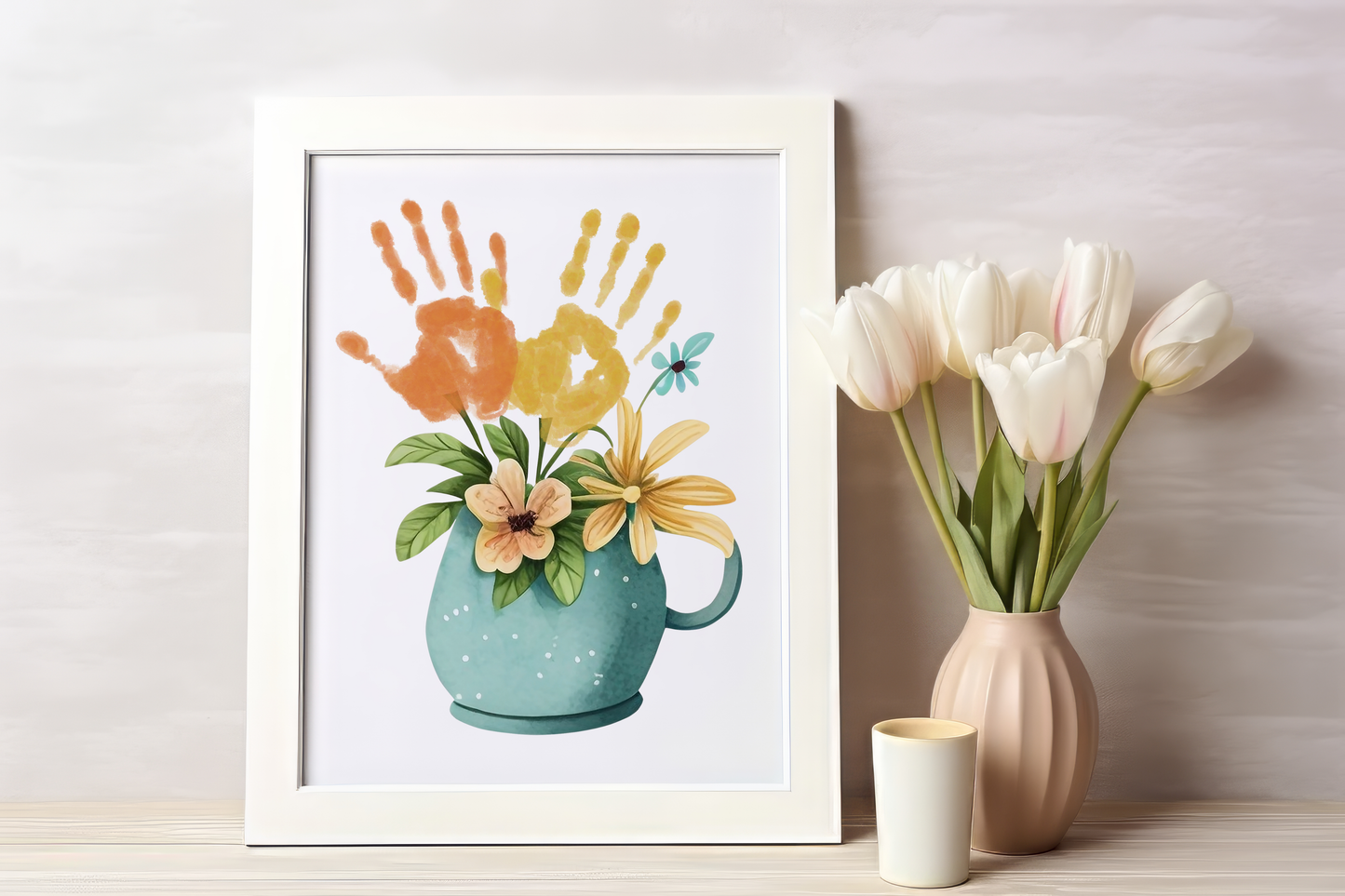 Spring Handprint Art