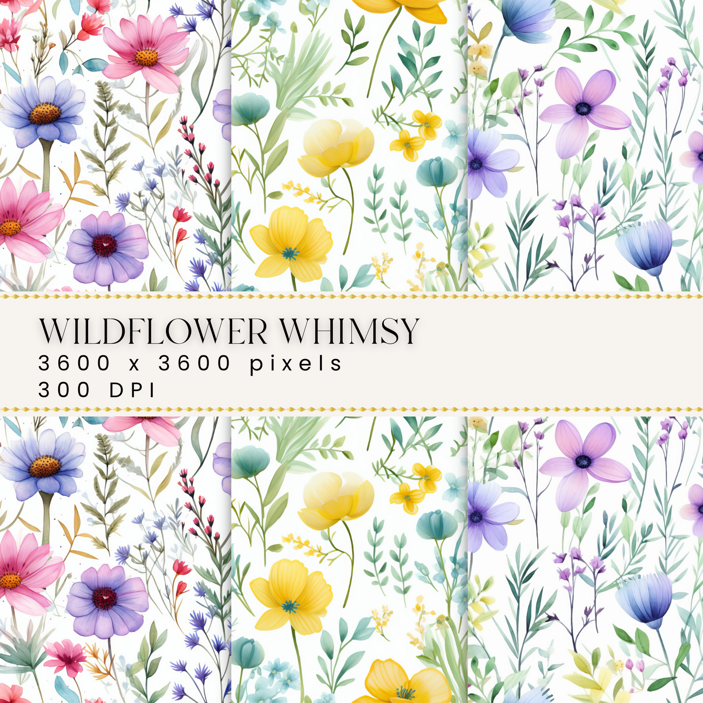 Wildflower Whimsy Digital Papers