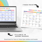 2025-2026 School Year Calendar (Fillable PDF)