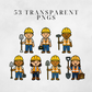 Construction Birthday Party Clipart Pack