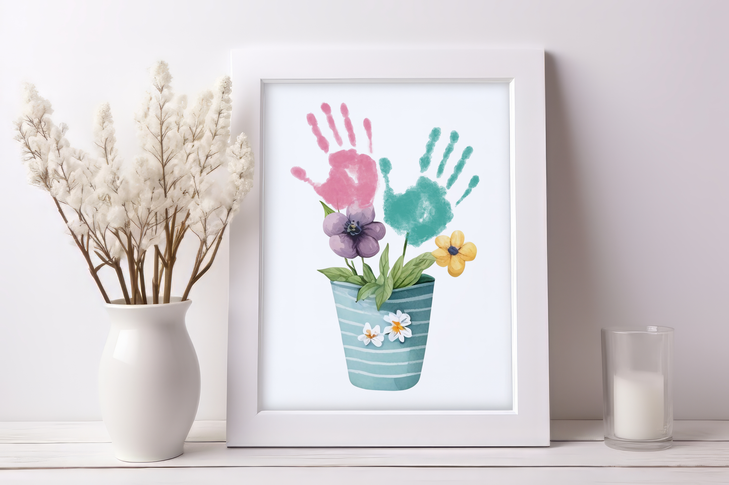 Spring Handprint Art