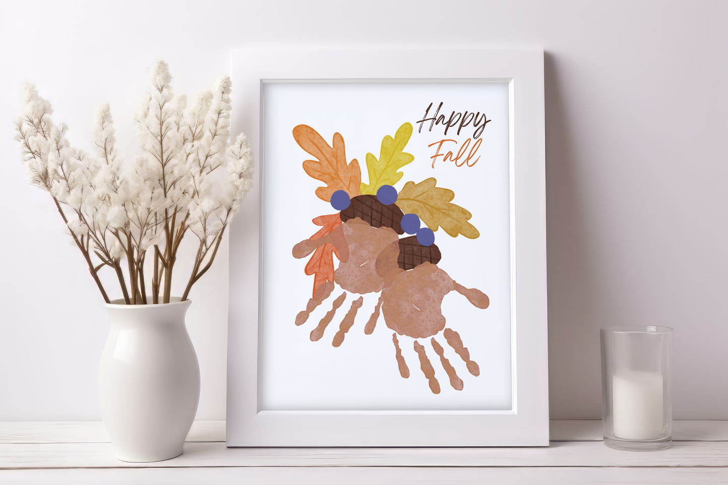 Fall Handprint Art