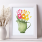 Spring Handprint Art