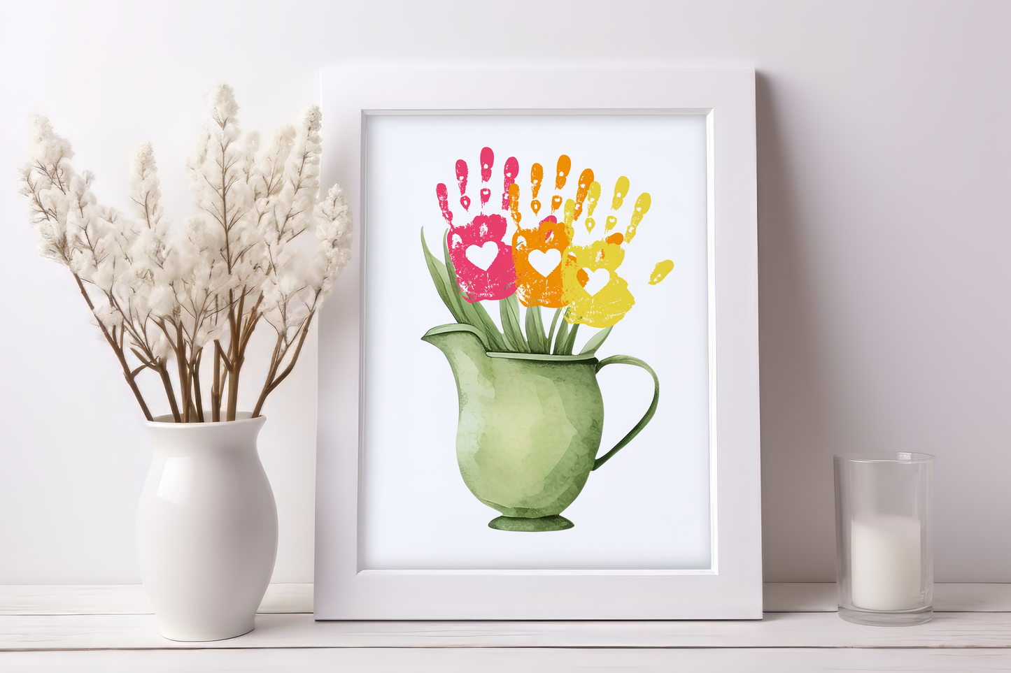 Spring Handprint Art