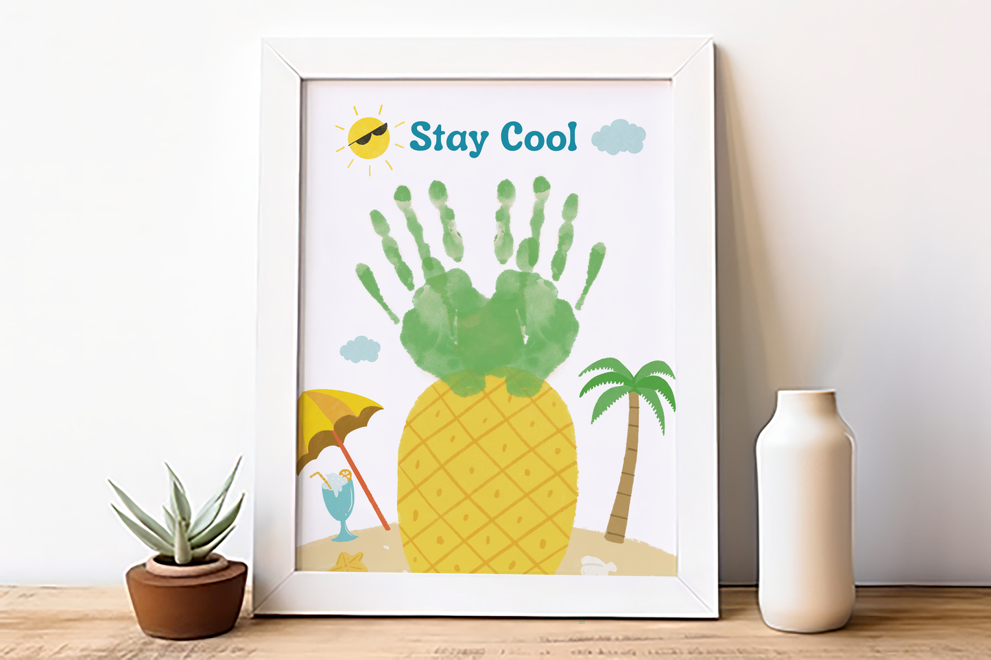 Summer Handprint Art