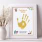 1st Day of School Handprint Art