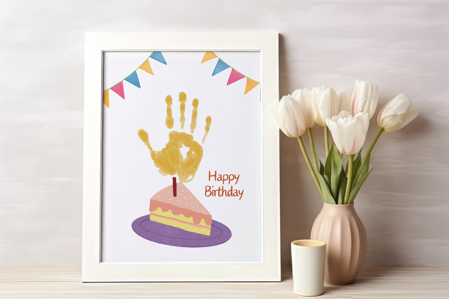 Birthday Handprint Art