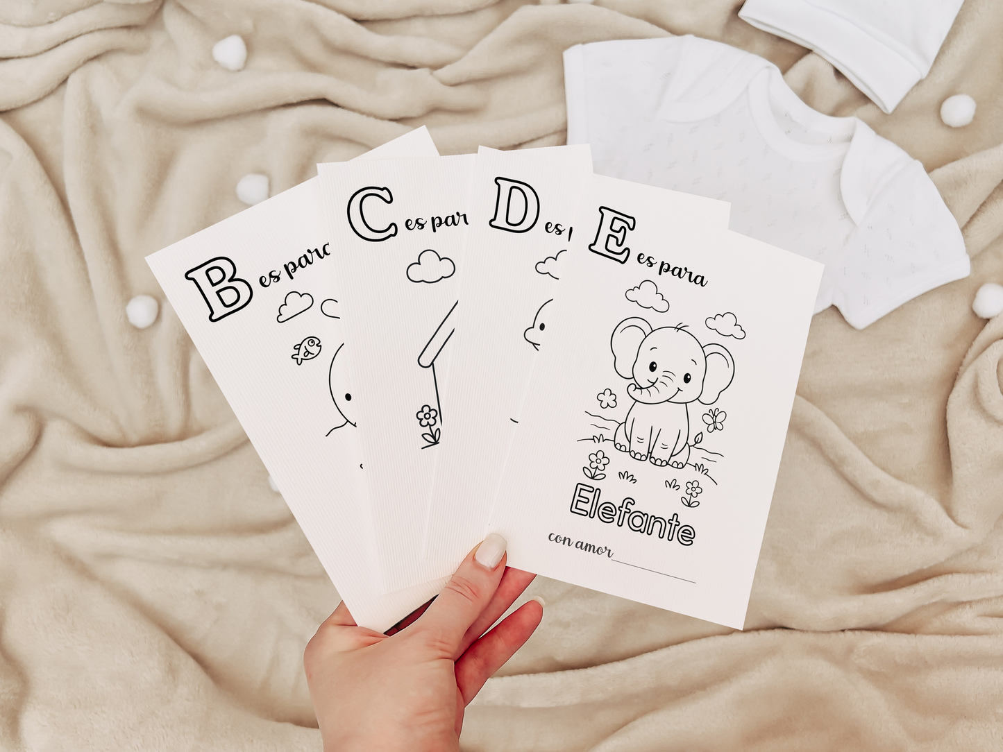 Baby's First ABC Coloring Book in Spanish (El Primer Libro ABC del Bebe)