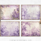 Purple Toile - Junk Journal & Scrapbooking Papers