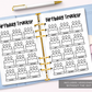 Birthday Tracker (Planner Insert)