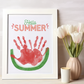 Summer Handprint Art