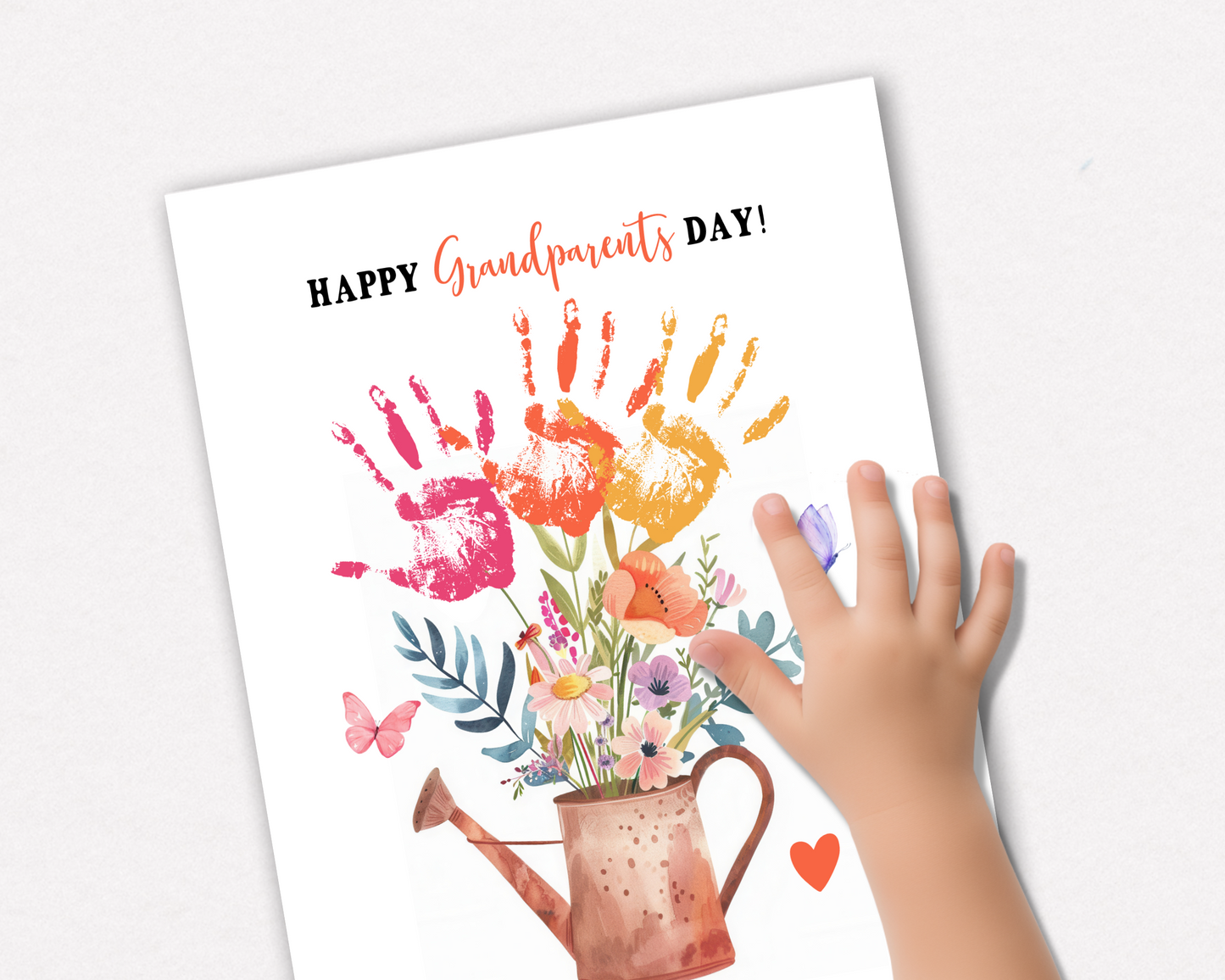 Grandparents' Day Handprint Art