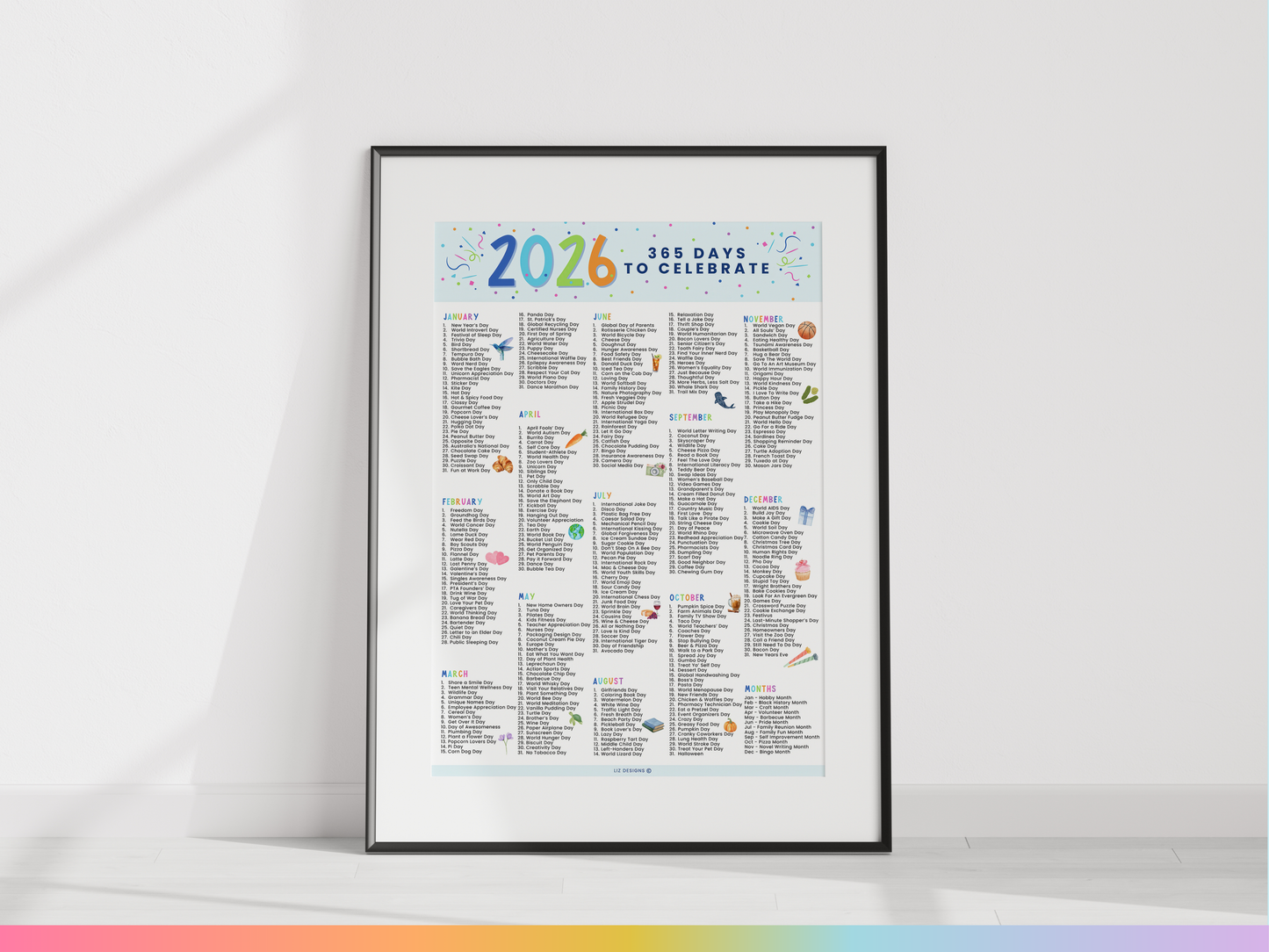 2026 National Days Calendar