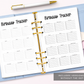 Birthday Tracker (Planner Insert)