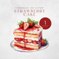 Strawberry Cake - $1 Single Clipart