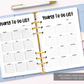 Yearly To-Do List (Planner Insert)