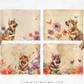 German Shepherd Puppy - Junk Journal & Scrapbooking Paper