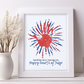 4th of July Fireworks Handprint Art