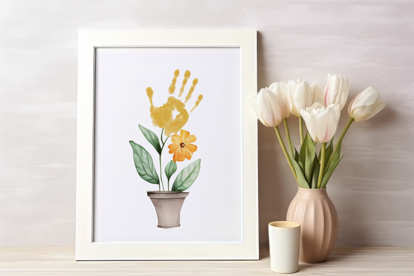 Spring Handprint Art