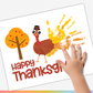 Happy Thanksgiving Handprint Art