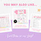 Galentine's Day Party Planner Sheet