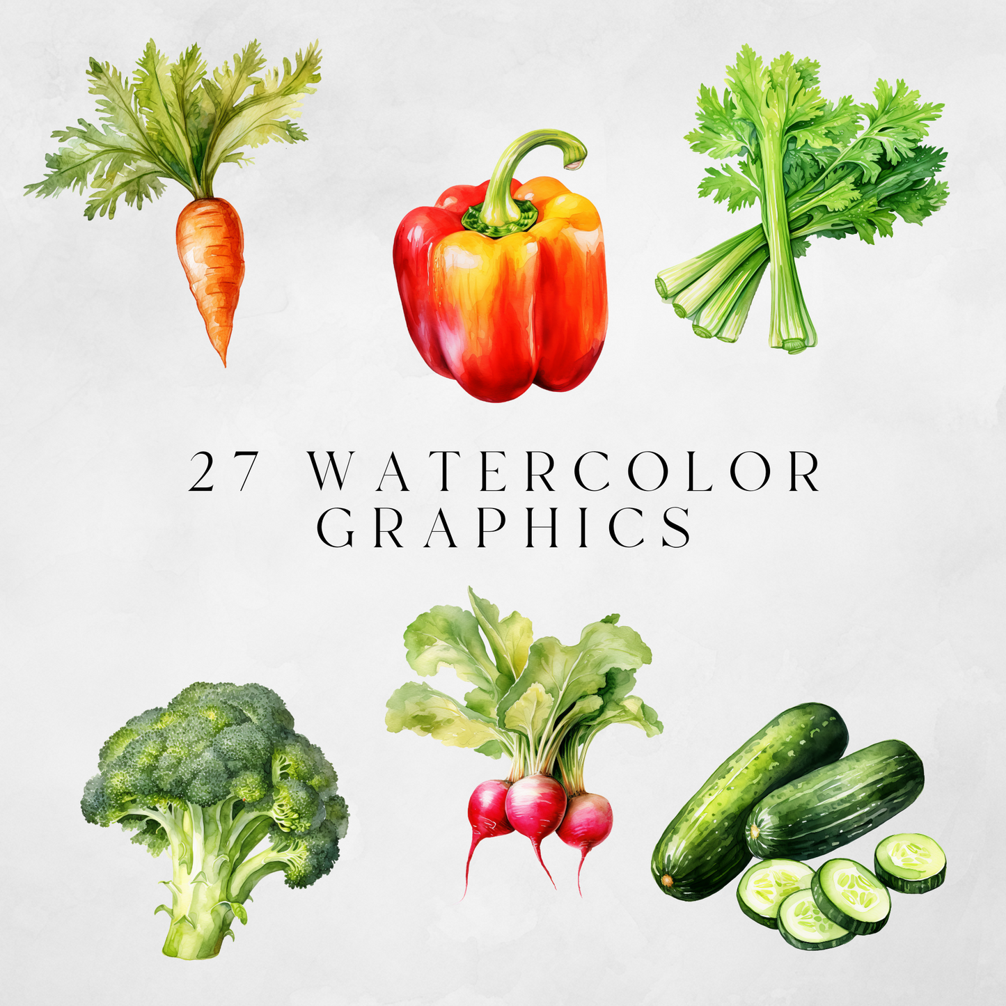 Fruits & Vegetables Clipart Pack