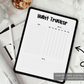 Weekly Habit Tracker (Planner Insert)