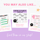 Valentine's Day Potluck Sign Up Sheet