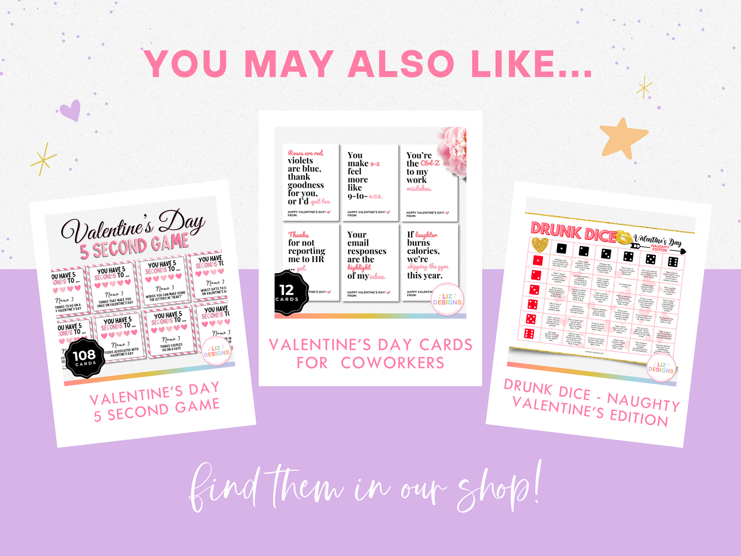 Drunk Dice - Clean Valentine's Day Edition