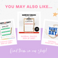 Baseball Game Day Treat Tags