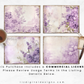 Purple Toile - Junk Journal & Scrapbooking Papers